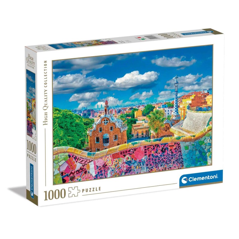 Puzzle Clementoni Parque Güell Barcelona de 1000 peças kubekings