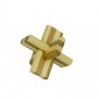 Puzzle Bambu 3D Doublecross - 3D Bamboo Puzzles