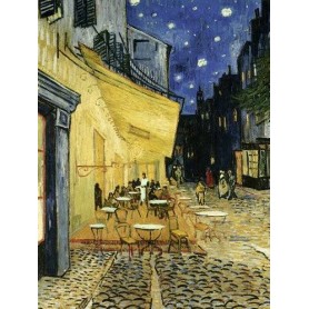 Puzzle Ravensburger Terraço de Café à Noite de 1000 Peças Ravensburger - 1