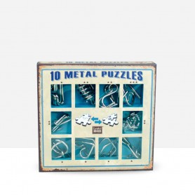 Quebra-cabeças de metal azul Eureka! 3D Puzzle - 1