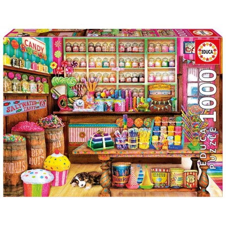 Puzzle Educa loja de doces de 1000 peças - Puzzles Educa