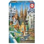 colagem de Puzzle Educa Gaudí (Mini) 1000 peças - Puzzles Educa