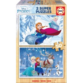 Puzzle Educa Frozen 2x50 Puzzles Educa - 1