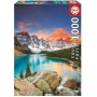 Educa Puzzle Lago Moraine, Parque Nacional de Banff, Canadá 1000 peças - Educa Puzzles