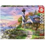 Educa Lighthouse in Rock Bay Puzzle 1000 peças - Educa Puzzles