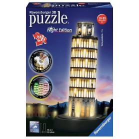 Ravensburger - Mini puzzle 3D Torre de Pisa, 3D PUZZLE