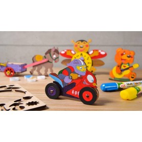UgearsModels - Motociclista 3D Puzzle - Ugears Models