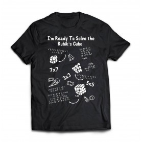 Camiseta Estou pronto para resolver o cubo mágico Kubekings - 1