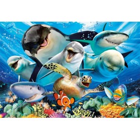 Puzzle Educa Selfie sott'acqua da 500 pezzi Puzzles Educa - 1
