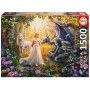 Puzzle Educa Dragão, Princesa e Unicórnio de 1500 peças - Puzzles Educa