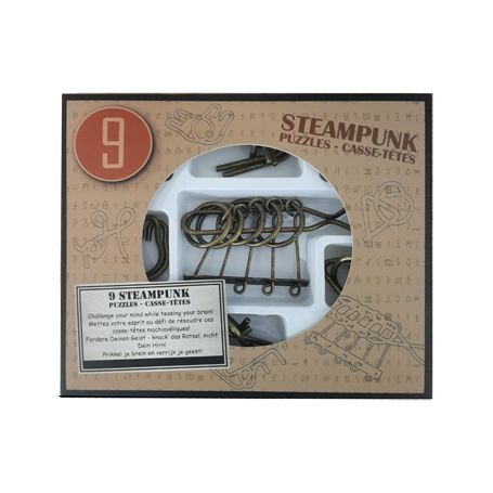 Steampunk Puzzles Caixa Marrom - 