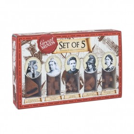Grandes Mentes - Conjunto de 5 Quebra-Cabeças - Mulheres Professor Puzzle - 1