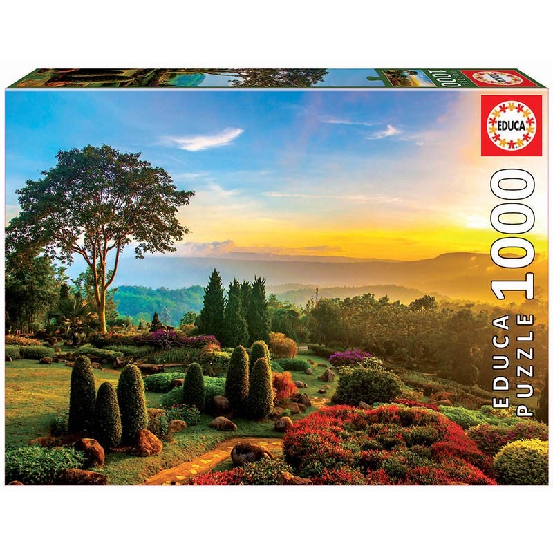 Puzzle 1000 peças CASCATA NA FLORESTA Educa -  - A loja de puzzles  online