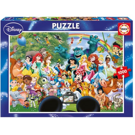 Puzzle Educa O Maravilhoso Mundo de 1000 peças Mickey II - Puzzles Educa