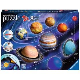 Puzzle Ravensburger 3D O sistema planetário de 522 peças - Ravensburger