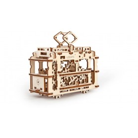 UgearsModels - Bonde com 3D Puzzle Rails Ugears Models - 1