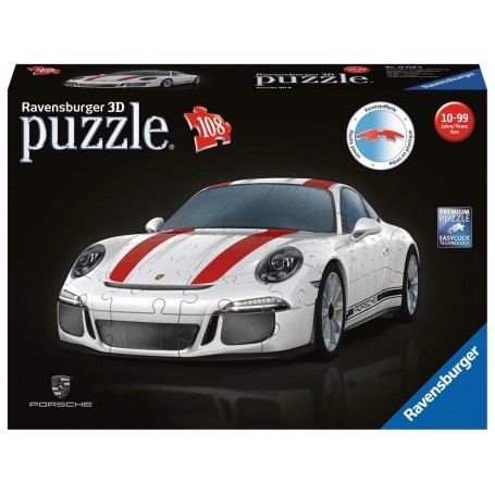 Puzzle 3D Ravensburger Porsche 911 108 Peças - Ravensburger
