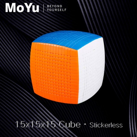 Cubo Mágico 15x15x15 Moyu Stickerless - Oncube: os melhores cubos mágicos  você encontra aqui