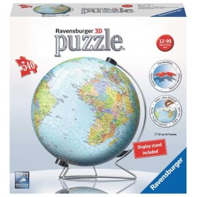 Puzzle 3D Ravensburger Globo 540 Peças - Ravensburger