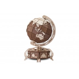 Puzzle eco wood art Globo Marrom 393 Peças - Eco Wood Art