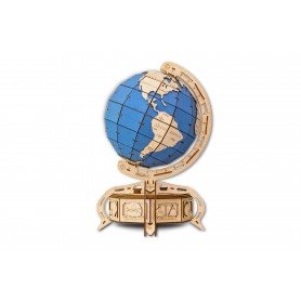 Puzzle eco wood art Globo Azul 393 Peças - Eco Wood Art