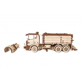 Puzzle eco wood art Caminhão Snowplow 417 Peças - Eco Wood Art