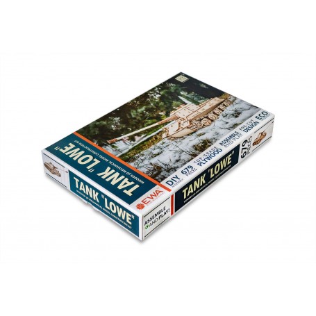Puzzle eco wood art Tanque Panzer VII L'we 679 Peças - Eco Wood Art
