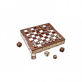 Coleção de Jogos de Mesa Puzzle eco wood art 620 Peças - Eco Wood Art