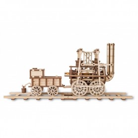 locomotiva Puzzle eco wood art 325 peças - Eco Wood Art