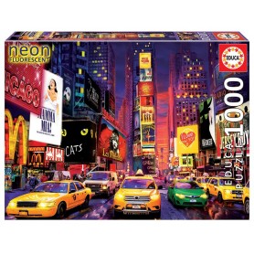 Puzzles Educa Times Square, Nova Iorque (Neon) 1000 Peças Puzzles Educa - 1