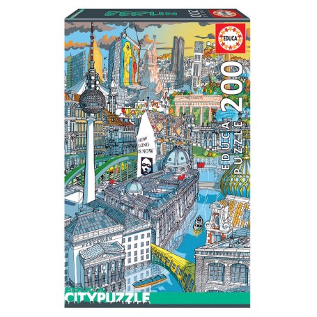 Puzzle Educa Berlin Educa City Puzzle 200 peças - Puzzles Educa