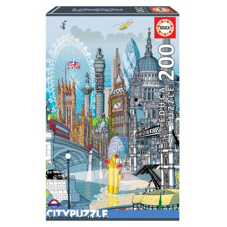 Puzzle Educa London Educa City Puzzle 200 peças - Puzzles Educa