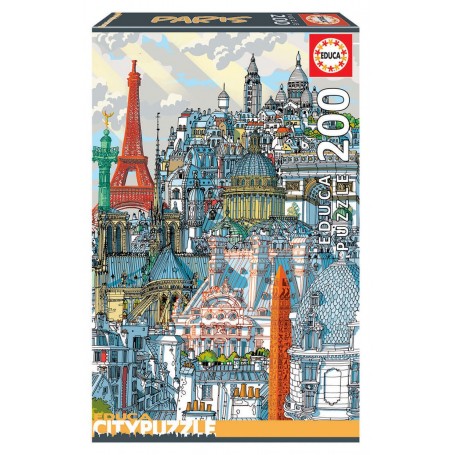 Puzzle Educa Paris Educa City Puzzle 200 peças - Puzzles Educa