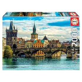 Puzzle Educa Praga Vistas de 2000 Peças Puzzles Educa - 1