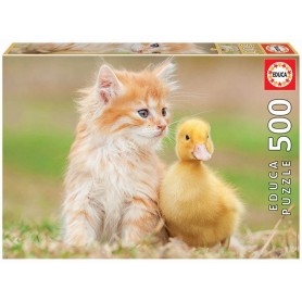 Puzzle Educa Amigos Adoráveis de 500 Peças Puzzles Educa - 1