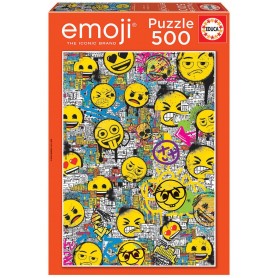 Puzzle Educa grafite emoji de 500 peças Puzzles Educa - 1
