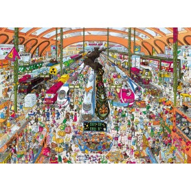 Puzzle Heye estação de trem de 2000 peças Heye - 1