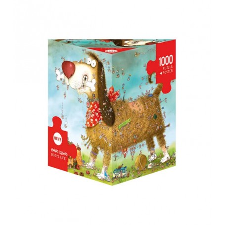 Puzzle Heye a vida do cachorro de 1000 peças Heye - 1