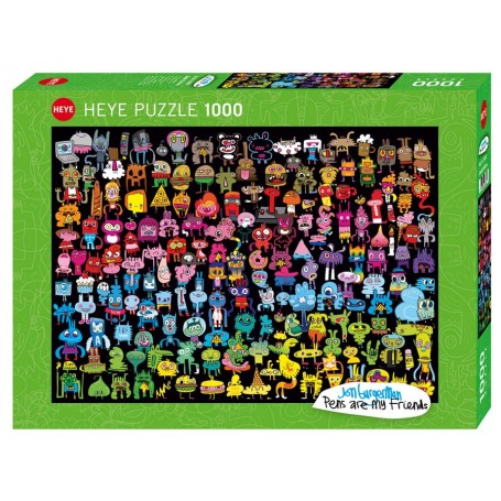 Puzzle Heye Rabisco, arco-íris de 1000 Peças Heye - 1