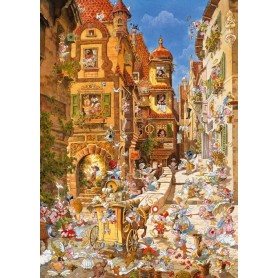 dia Puzzle Heye, Vila Romântica de 1000 Peças Heye - 1