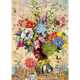 Puzzle Heye Flores com Vida de 1000 Peças Heye - 1