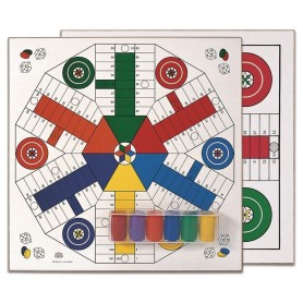 Parchis para 6 Jogadores com Acessórios - Cayro