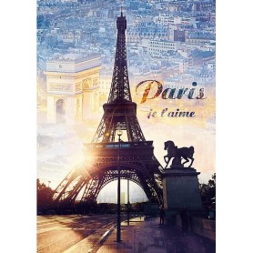 Puzzle Trefl Paris e disse 1000 Peças Puzzles Trefl - 1