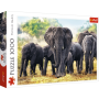 Puzzle Trefl elefantes africanos de 1000 peças - Puzzles Trefl
