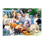 Puzzle Trefl Dogs no Jardim das 1000 Peças - Puzzles Trefl