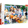 Puzzle Trefl Dogs no Jardim das 1000 Peças - Puzzles Trefl