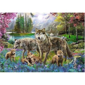 Puzzle Trefl família Lupin de 1000 Peças Puzzles Trefl - 1