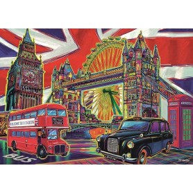 Puzzle Trefl Cores de Londres 1000 Peças Puzzles Trefl - 1