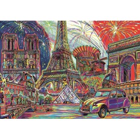 Puzzle Trefl As Cores de Paris de 1000 Peças Puzzles Trefl - 1
