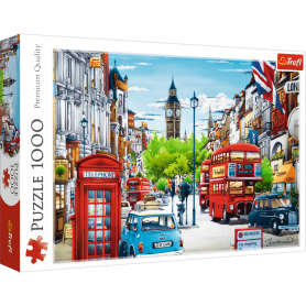 Puzzle Trefl 1000-Piece London Street Puzzles Trefl - 1